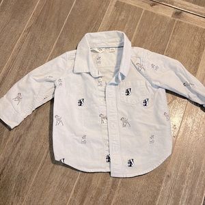 GAP BAMBI COLLARD SHIRT FOR BABY(6-12m)